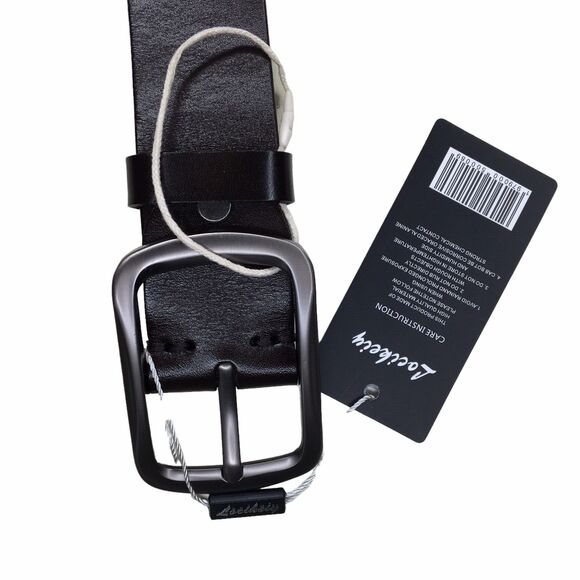 Locikeiy Belt Mens 50 Brown Smooth Genuine Leather Classic Core Preppy Dress NWT - Picture 1 of 8